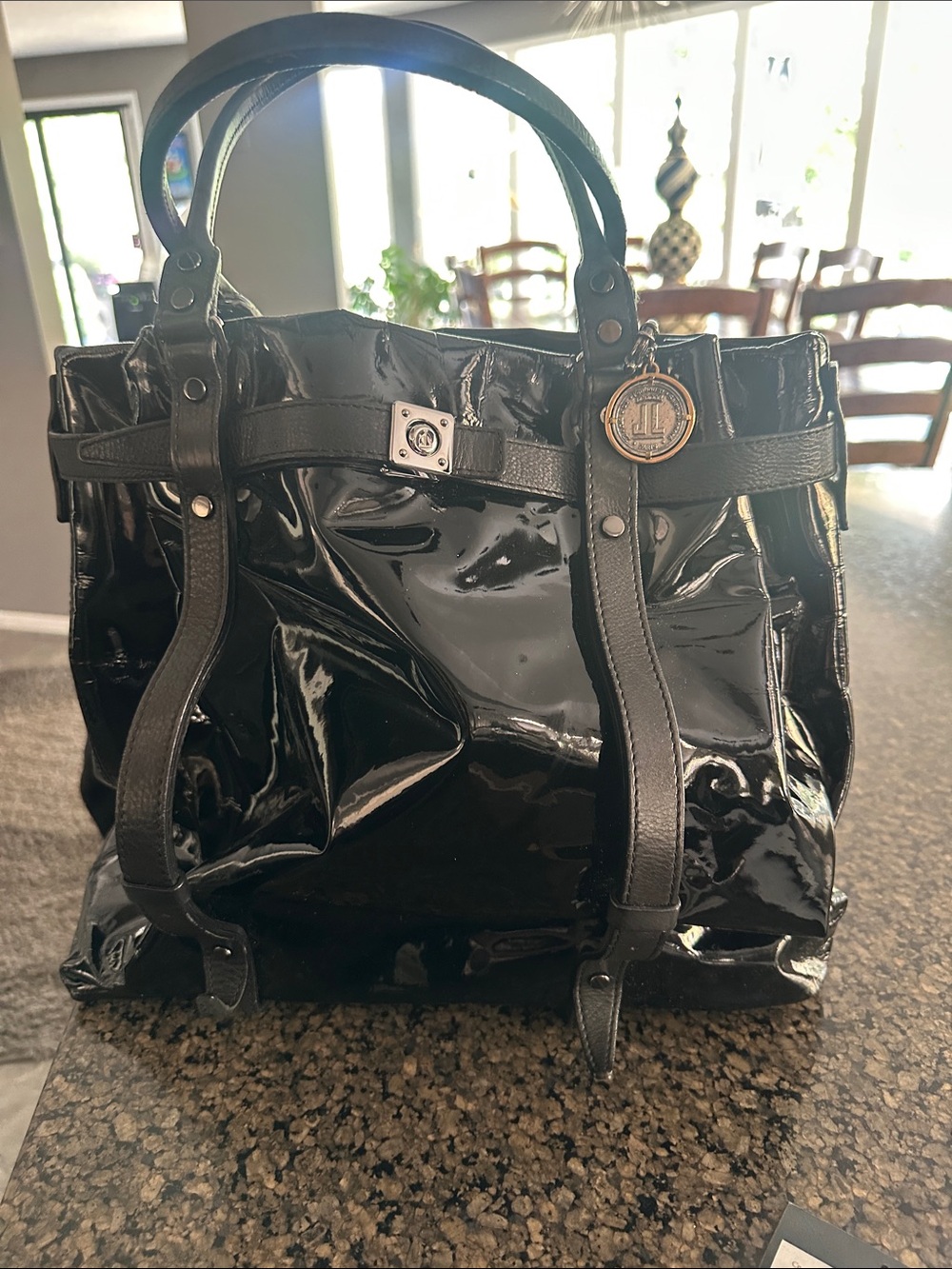 Lanvin Kentucky Pantent Leather Tote